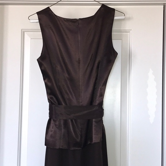 Collection Y Chocolate Brown Evening Gown - Picture 3 of 7